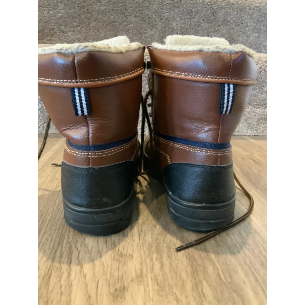 Men's Nautica Brown Black Lockview Lace-Up Winter‎ Boots Size 8 Outdoor Gorpcore